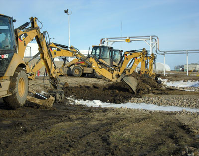 Tutthill backhoe